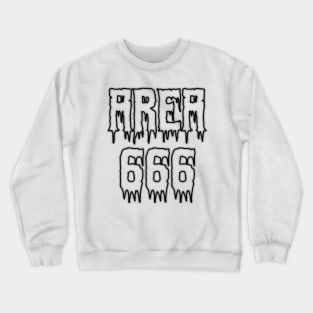 Area 666 (Black) Crewneck Sweatshirt